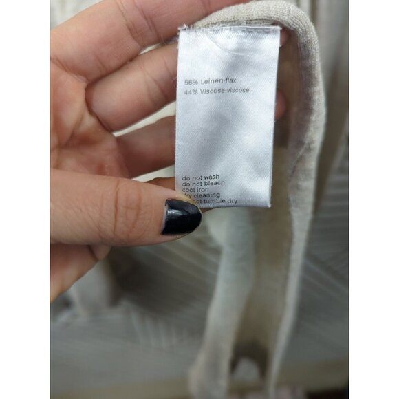 AKRIS for Bergdorf Goodman Women's Ivory Cardigan Open Front Size US G - Picture 6 of 8